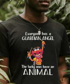 Design Animal DRUMMER everyone has a guardian angel the lucky ones have an animal shirt