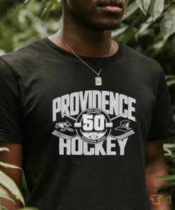 Design Blue 84 Black Providence Friars 50th Anniversary Hockey shirt