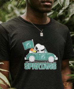 Design Blyth spartans Peanuts Snoopy car cartoon sports shirt