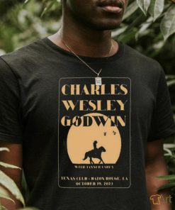 Design Charles Wesley Godwin Baton Rouge LA Tour Oct 19 2023 Poster shirt