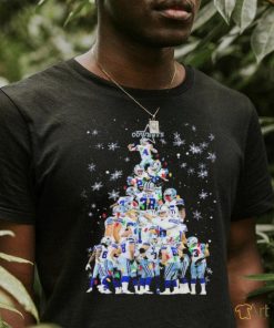 Design Dallas Cowboys team player pine tree merry christmas shirt