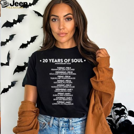 Design Joss Stone 20 Years Of Soul Black T Shirt