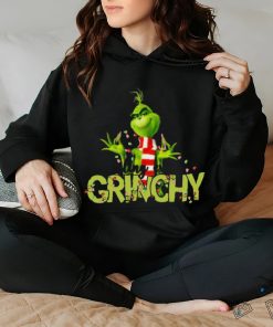 Design Official feeling Extra Grinchy Today Double Sided Grinch Christmas Shirt