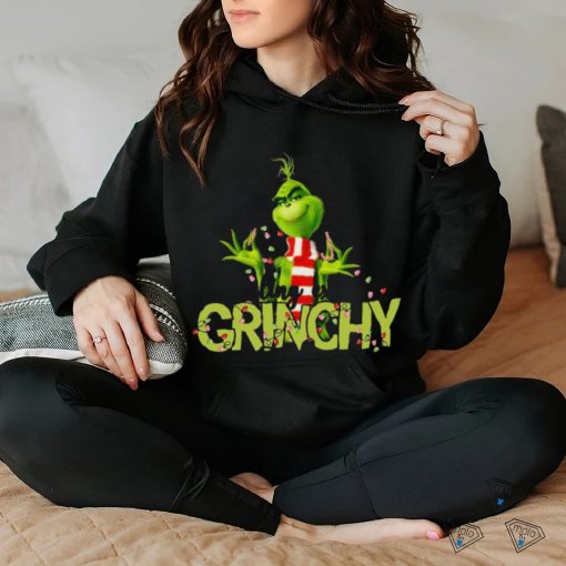 Design Official feeling Extra Grinchy Today Double Sided Grinch Christmas Shirt