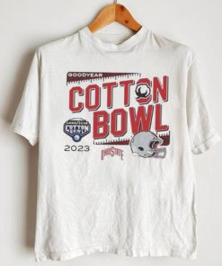 Design Ohio State Buckeyes 2023 Goodyear Cotton Bowl Vintage Helmet T Shirt