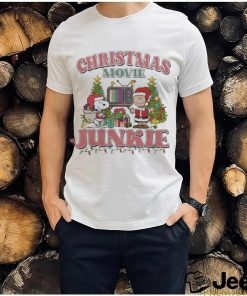 Design Snoopy Christmas Movie Junkie T Shirt