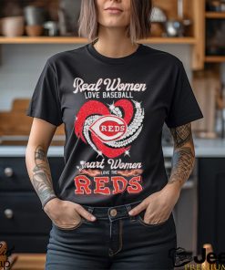 Design real women love basketball smart women love the reds diamond design shirt