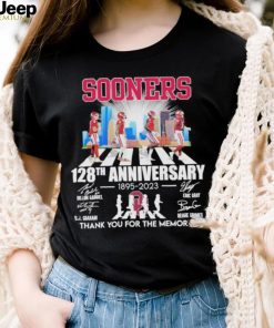 Design sooners Football 128th anniversary 1985 2023 shirt