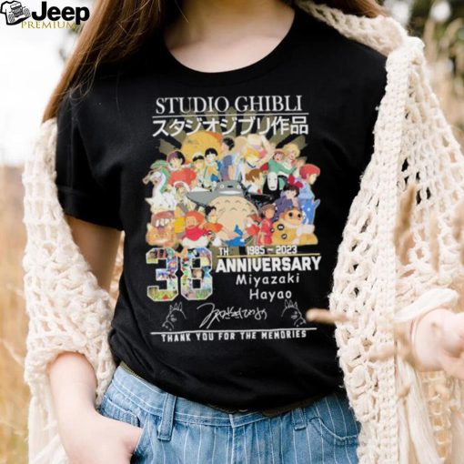 Design studio ghiblI 38th anniversary 1985 2023 miyazakI hayao shirt