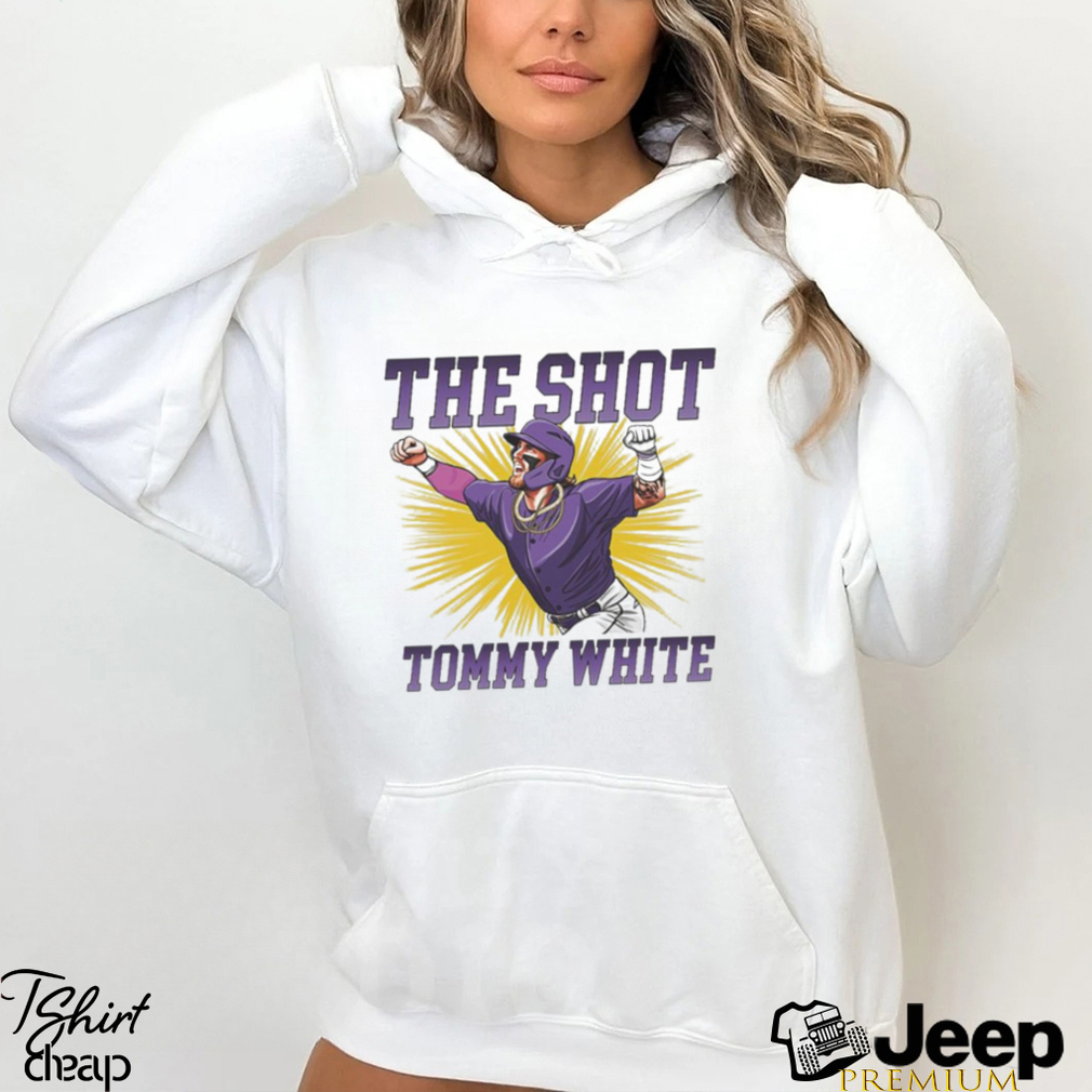 Design tommy white the shot shirt