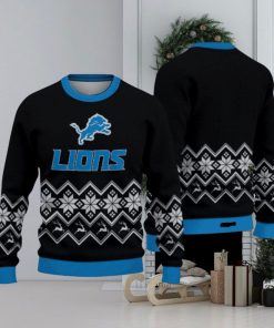 Detroit Lions Christmas Pattern Hot Trending Ugly Sweater Gift For Fans