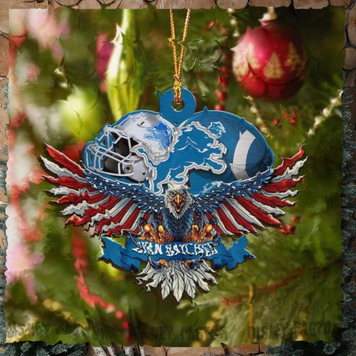 Detroit Lions Decorations, Eagles Christmas Ornaments