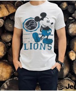 Detroit Lions Footbal Logo Mickey Mouse shirt