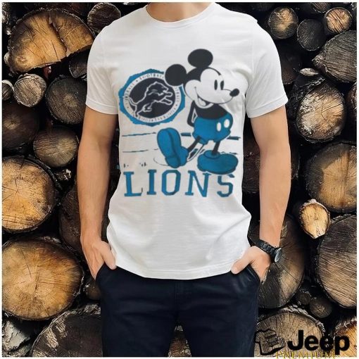 Detroit Lions Footbal Logo Mickey Mouse shirt