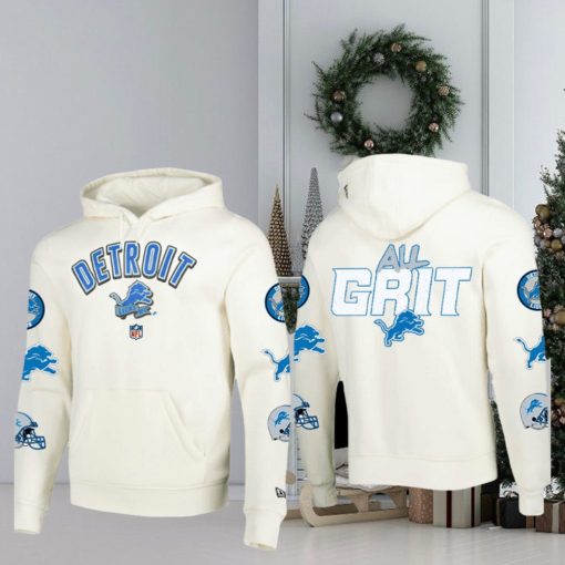 Detroit Lions Football White Design 3D Hoodie