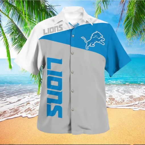 Detroit Lions Lei 3D Hawaiian Shirt Best For Fans Beach Gift For Men And Women