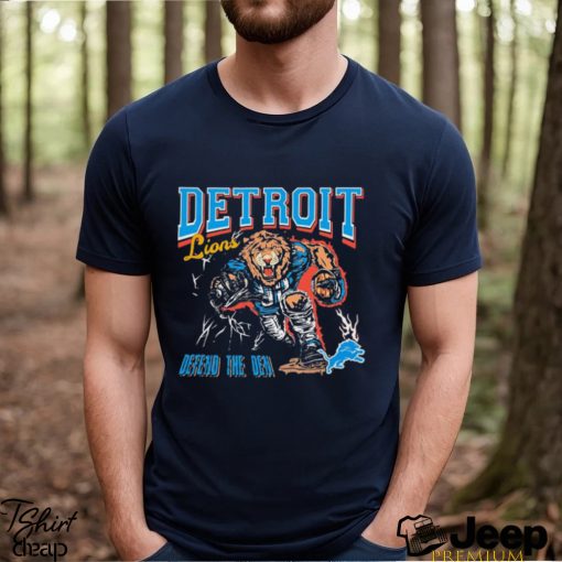 Detroit Lions Mascot Defend The Den Shirt