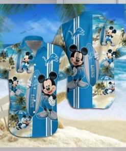 Detroit Lions Mickey Mouse Hawaiian Shirt