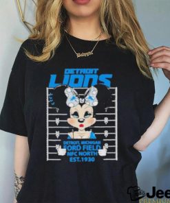 Detroit Lions Minnie Mouse Detroit Michigan Ford Field Nfc North Est 1930 Shirt