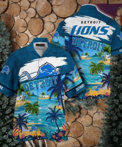 Detroit Lions NFL Customized Summer Hawaii Shirt For Sports Fans