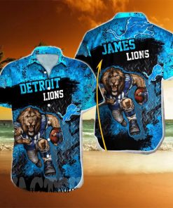 Detroit Lions NFL Full Print 3D Hawaiian Shirt