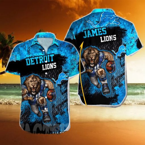 Detroit Lions NFL Full Print 3D Hawaiian Shirt