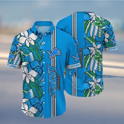 Detroit Lions NFL Hawaiian Shirt Hiking Aloha Shirt