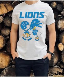 Detroit Lions NFL Snoopy And Charlie Brown Peanuts Shirt