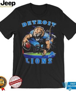 Detroit Lions NFL Team Defend mascot t shirt