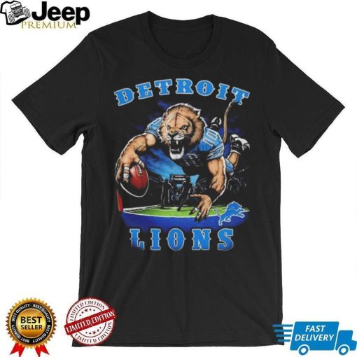 Detroit Lions NFL Team Defend mascot t shirt