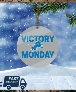 Detroit Lions NFL Victory Monday Christmas Tree Decorations Xmas Ornament