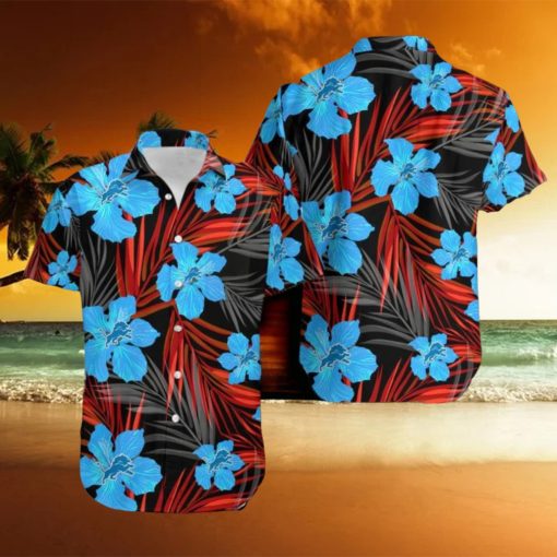 Detroit Lions New Design 3D Flower Hawaiian Shirt For Men Women