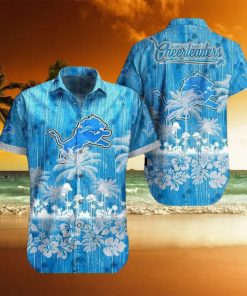 Detroit Lions Nfl Hawaii Graphic Tropical Pattern Summer 8knel Leobees Trending Hawaiian Shirt