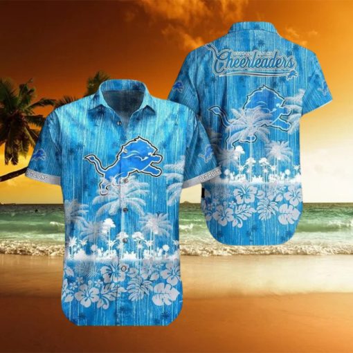 Detroit Lions Nfl Hawaii Graphic Tropical Pattern Summer 8knel Leobees Trending Hawaiian Shirt