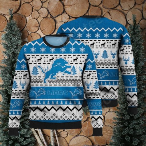 Detroit Lions Nfl Ugly Christmas Sweaters