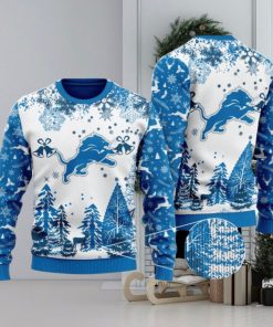 Detroit Lions Special Christmas Ugly Sweater Design Holiday Edition