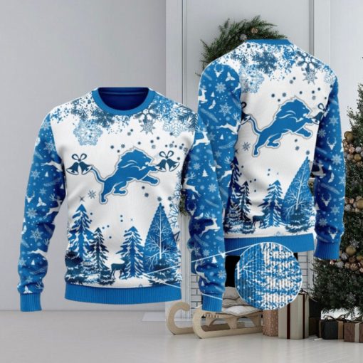 Detroit Lions Special Christmas Ugly Sweater Design Holiday Edition