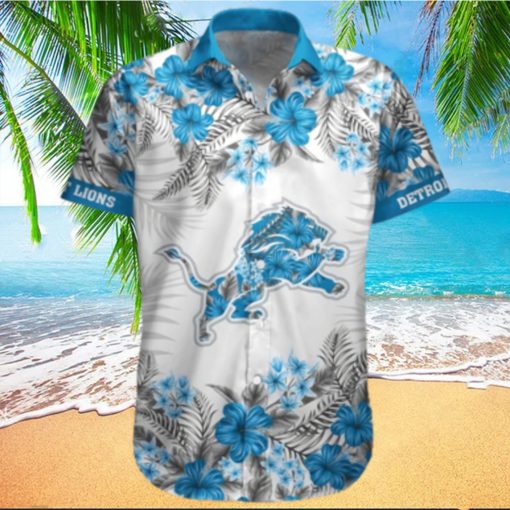 Detroit Lions Summer Beach Shirt and Shorts Full Over Print