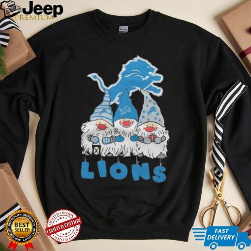 Detroit Lions The Gnomes Christmas T shirt