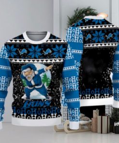 Detroit Lions Ugly Christmas Sweater Santa Claus Knitted Men And Women Gift For Fans