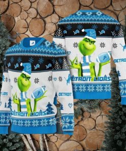 Detroit Lions Ugly Woolen Christmas Ugly Sweater