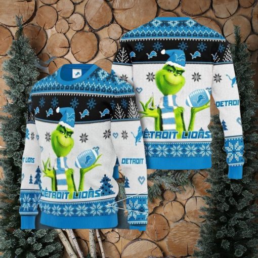 Detroit Lions Ugly Woolen Christmas Ugly Sweater