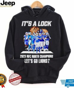 Detroit Lions cross the road it’s a lock 2023 NFC North Champions let’s go Lions shirt