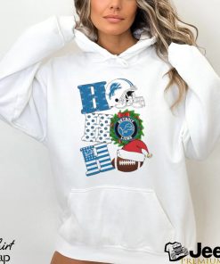 Detroit Lions ho ho ho Merry Christmas Shirt