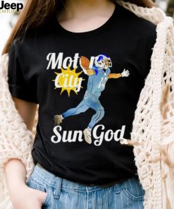 Detroit Lions motor city sun God art shirt