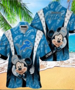 Detroit Lions nfl mickey mouse Hawaiian Shirt custom for fan