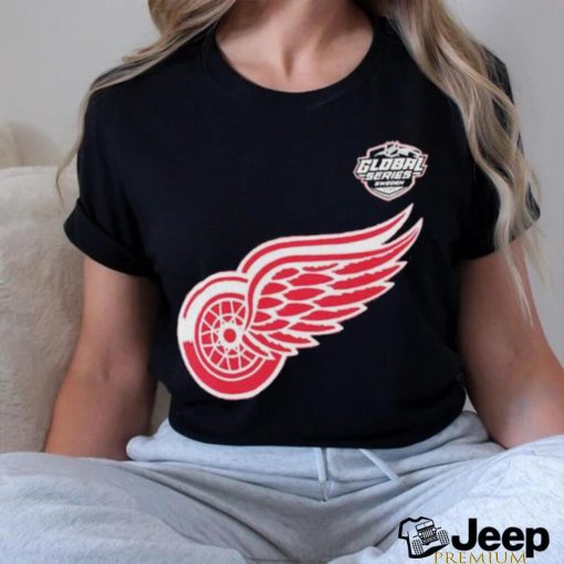 Detroit Red Wings Fanatics Branded 2023 Nhl Global Series Logo Shirt