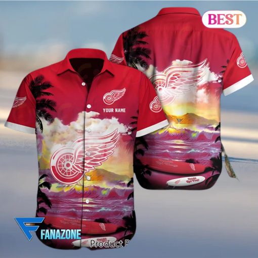 Detroit Red Wings NHL Custom Hawaii Shirt