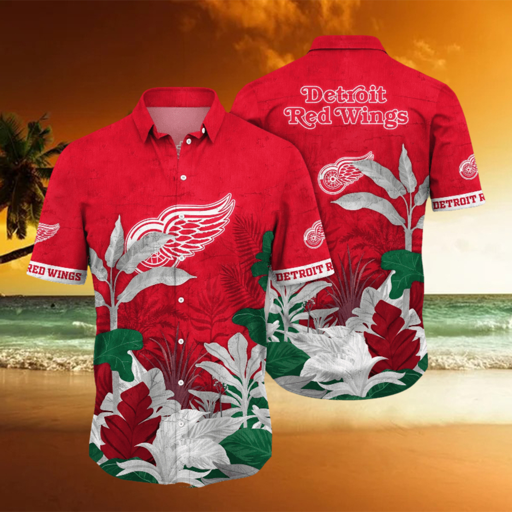 Detroit Red Wings NHL Hawaiian Shirt Trending For This Summer