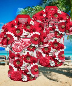 Detroit Red Wings NHL Hawaiian Shirt Trending For This Summer Customize Shirt Any Team